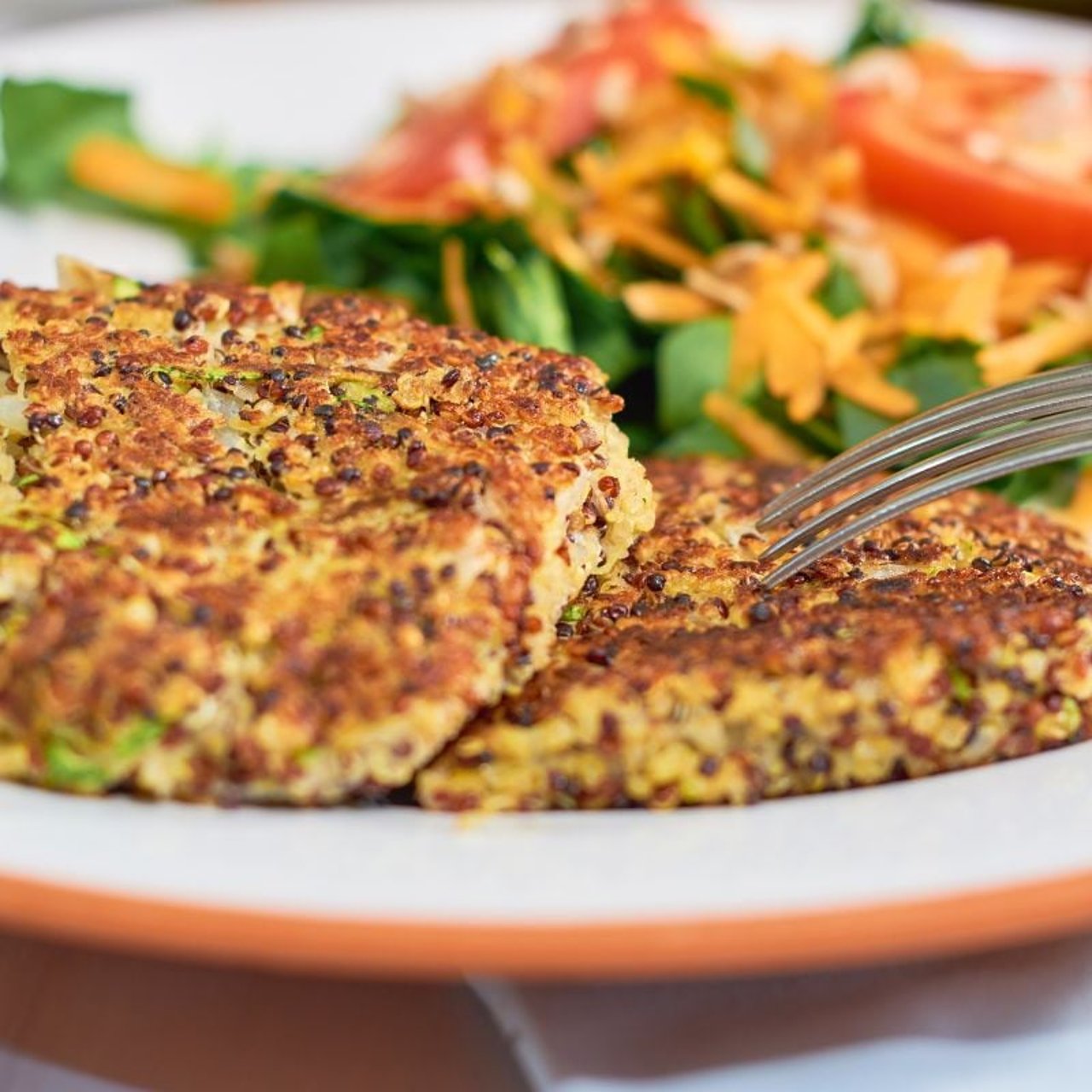 Tortas de quinoa