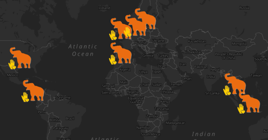 Mapa Global de Cría Comercial de Fauna Silvestre